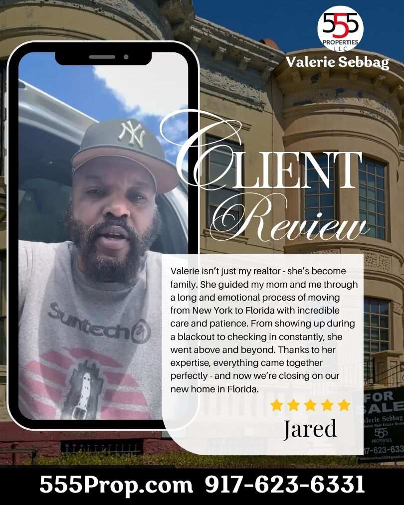 Valerie Sebbag Reviews from Jared - 555 Properties