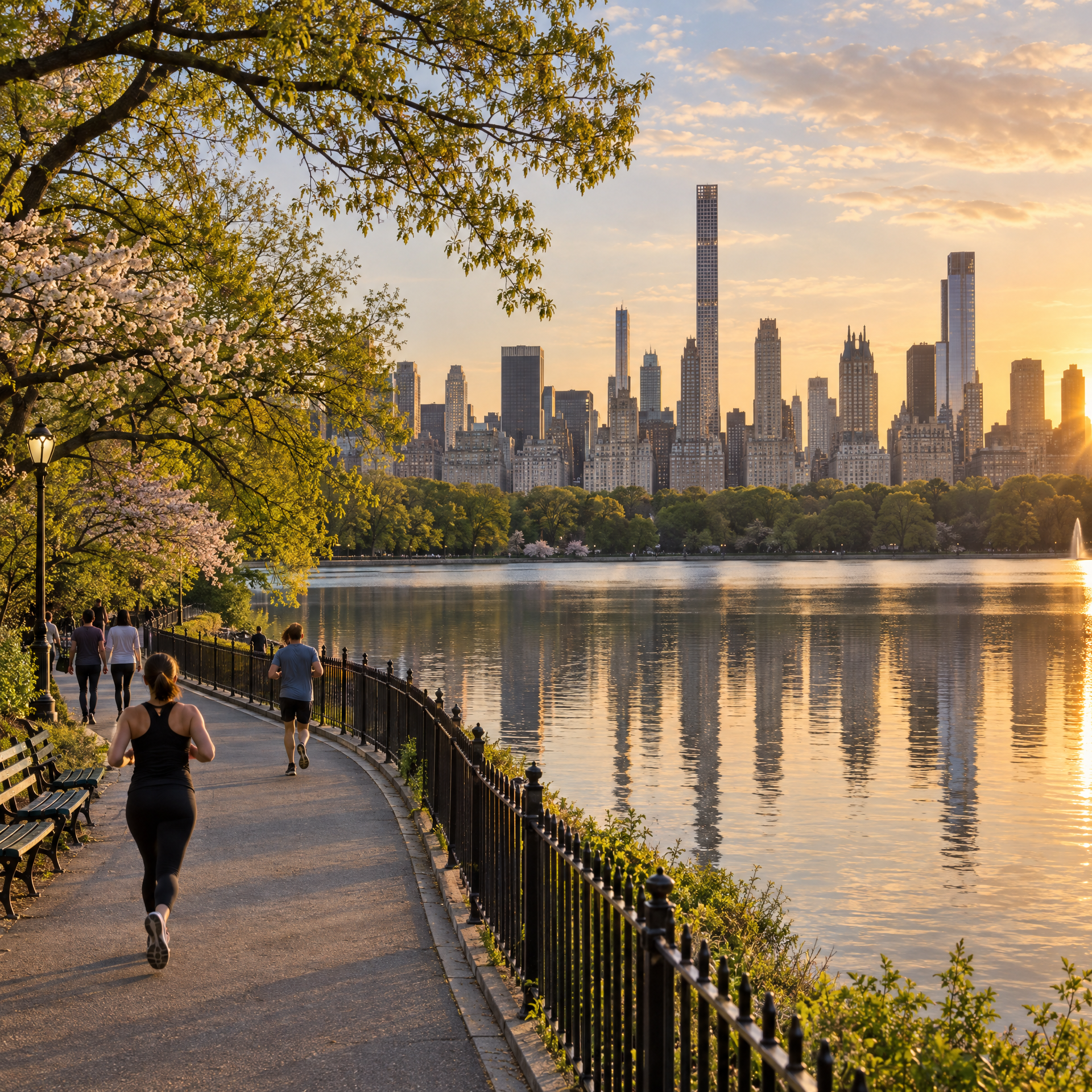 Central Park Reservoir Upper East Side