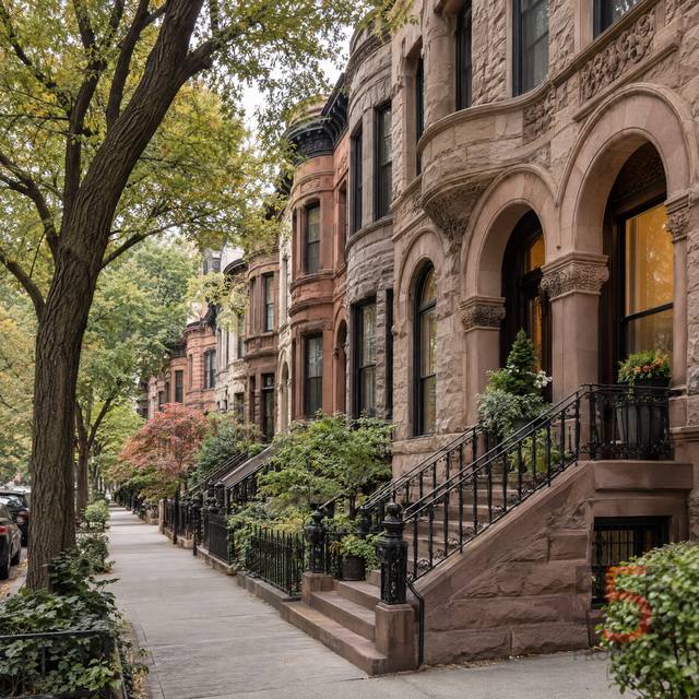 Carroll Street brownstones in Park Slope
