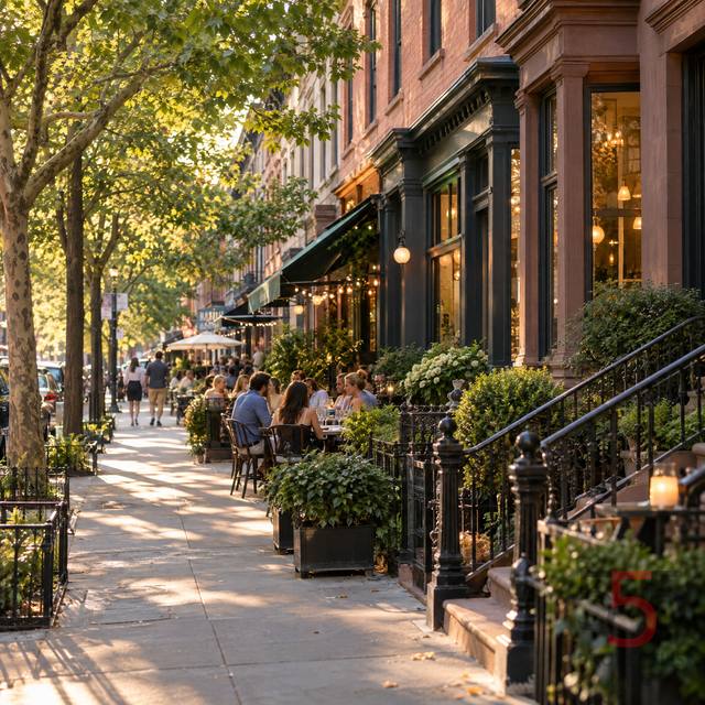 Eighth Avenue streetscape in Park Slope