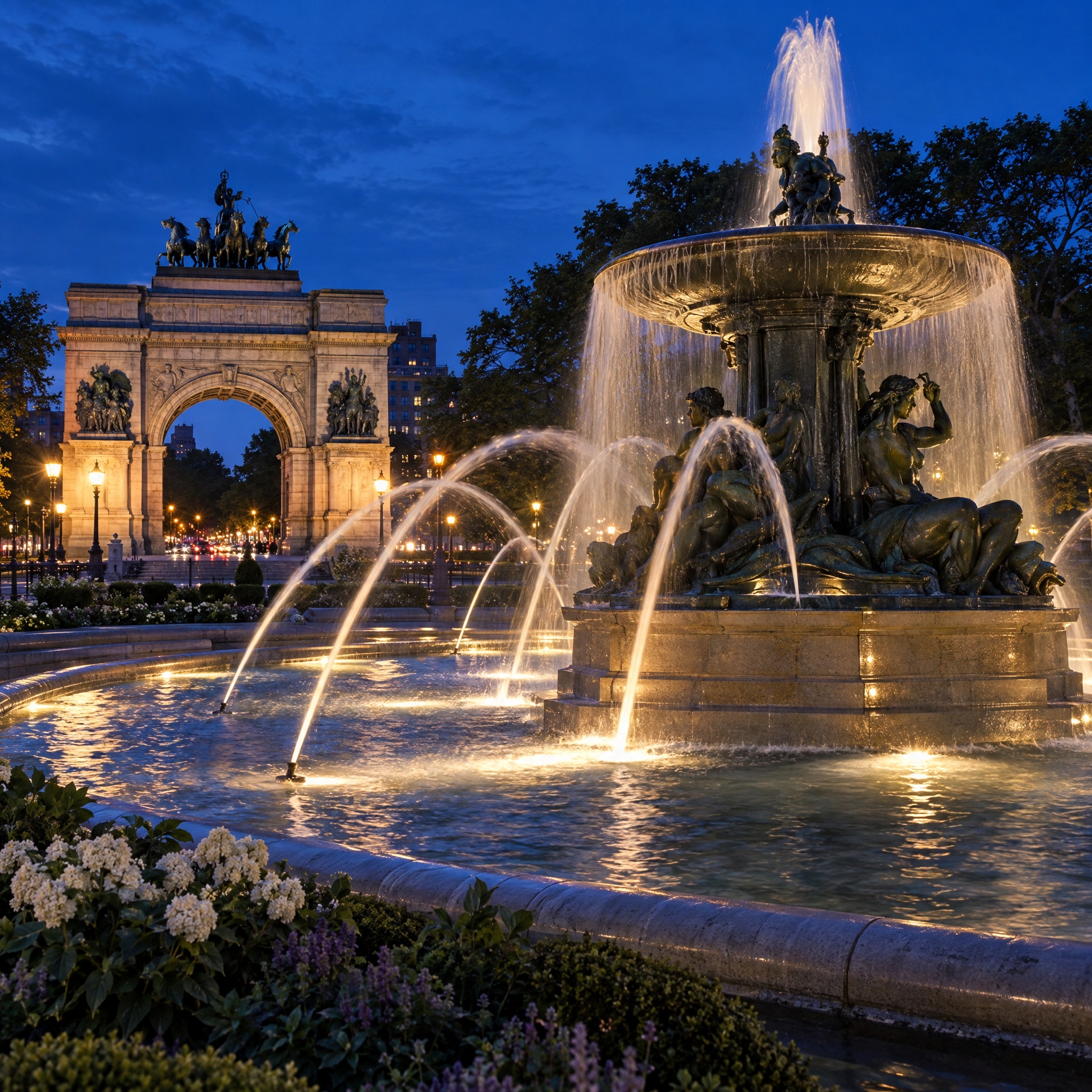 Grand Army Plaza Fountain