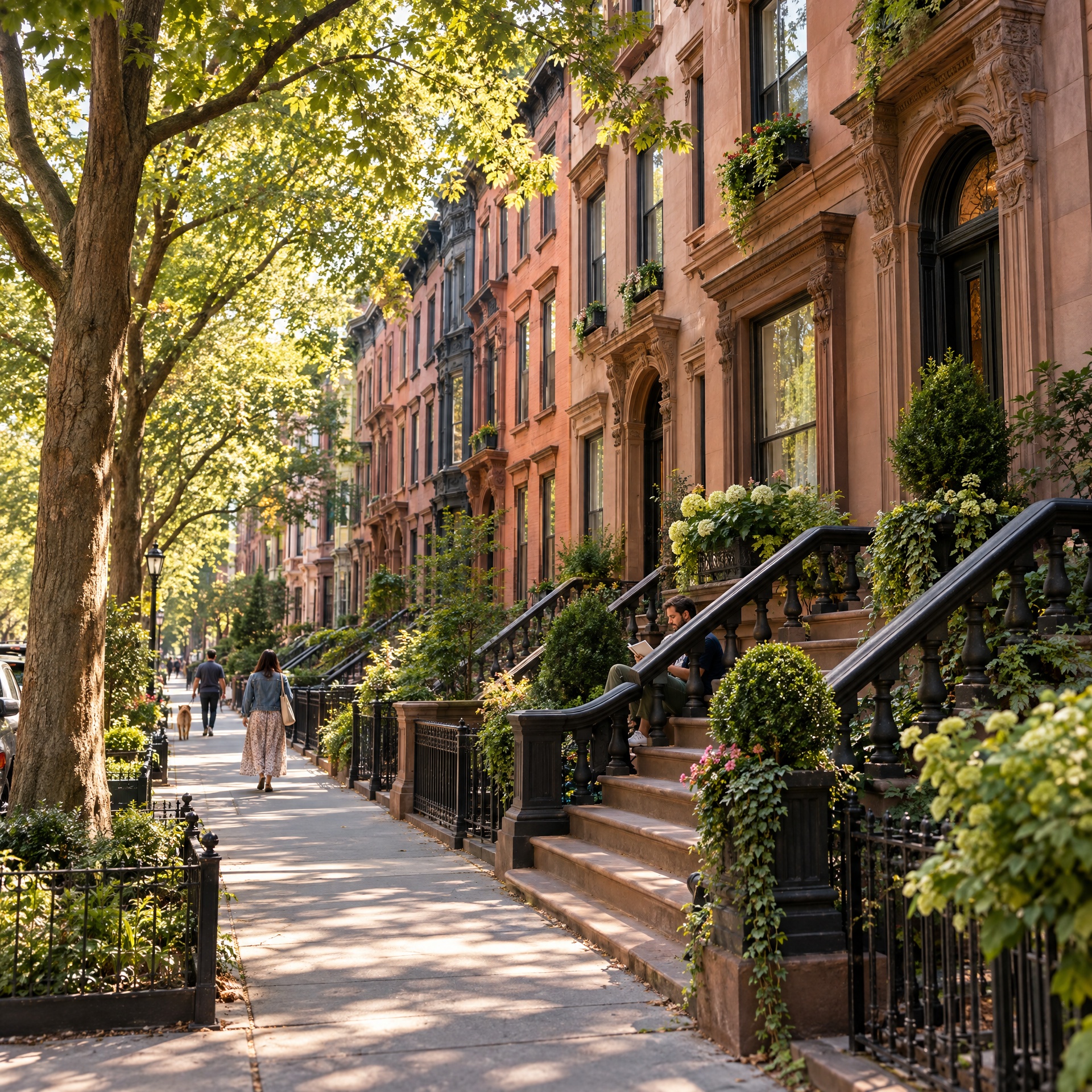 Brooklyn brownstone streets