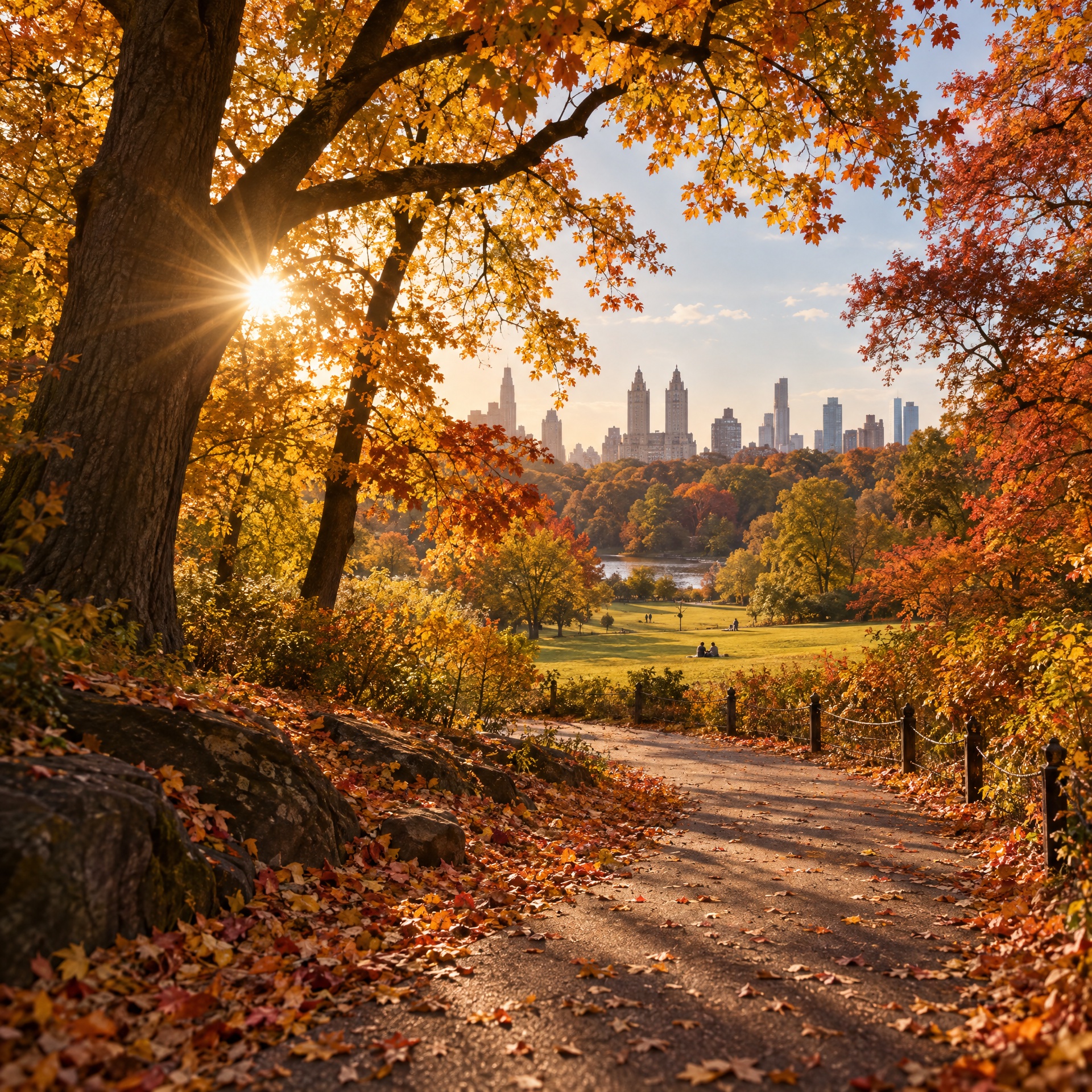 Prospect Park in autumn